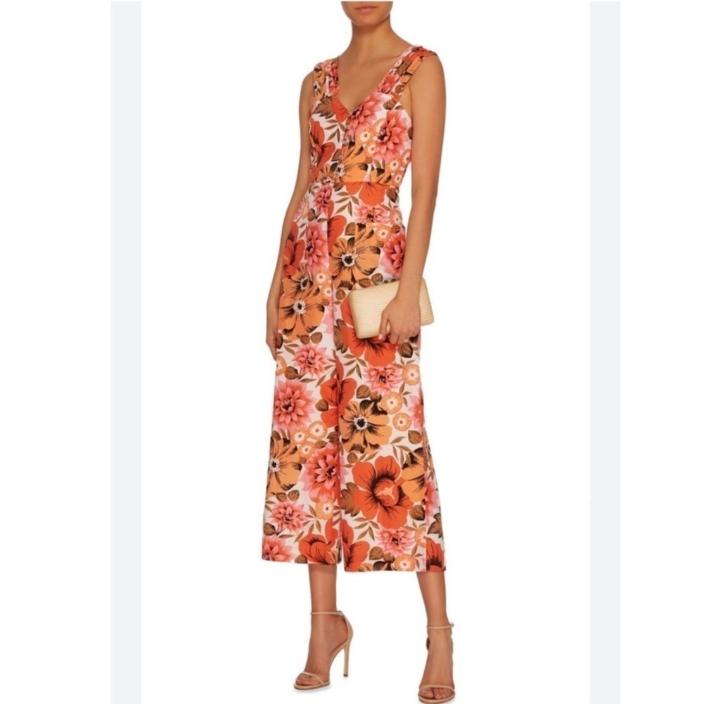 Alice McCall Stop & Stare Floral Wide Leg Jumpsuit Size US8